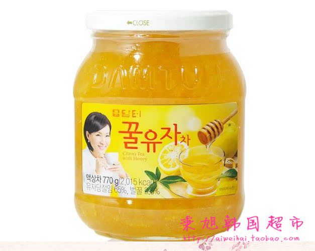South Korea imported Dante honey grapefruit tea jam fruity tea health tea 770g