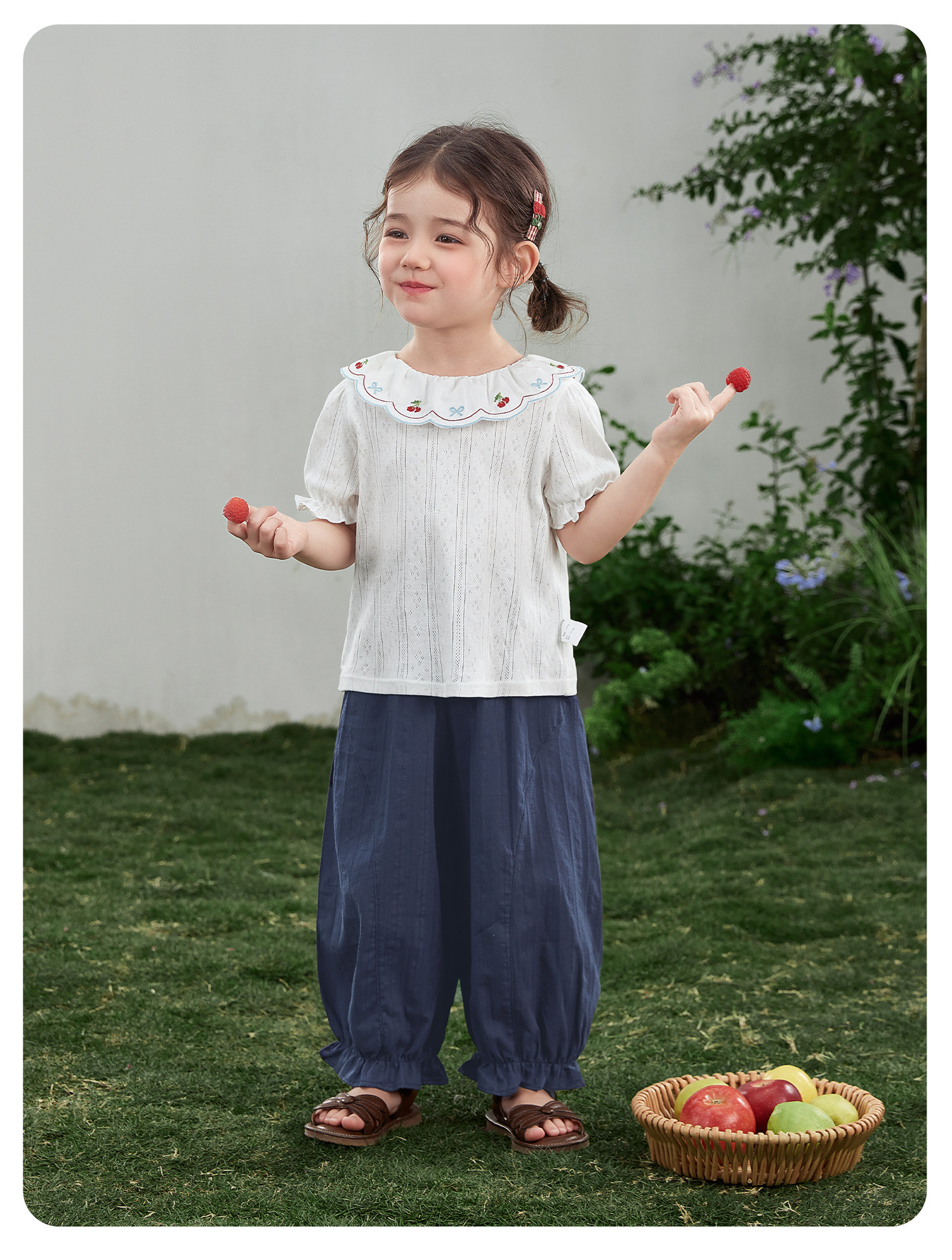 jellybaby女童裤子夏薄款2026新款休闲长裤小儿童宽松宝宝防蚊裤 — 23