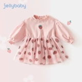 Детское платье, осенняя флисовая юбка, детский наряд маленькой принцессы для девочек