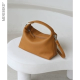 Сумка через плечо, ланч-бокс, кожаная бостонская сумка, подушка, сумка на одно плечо, из натуральной кожи, воловья кожа