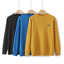 2022 Slim and half - collar crater sweater autumn and winter loose gas knife shirt