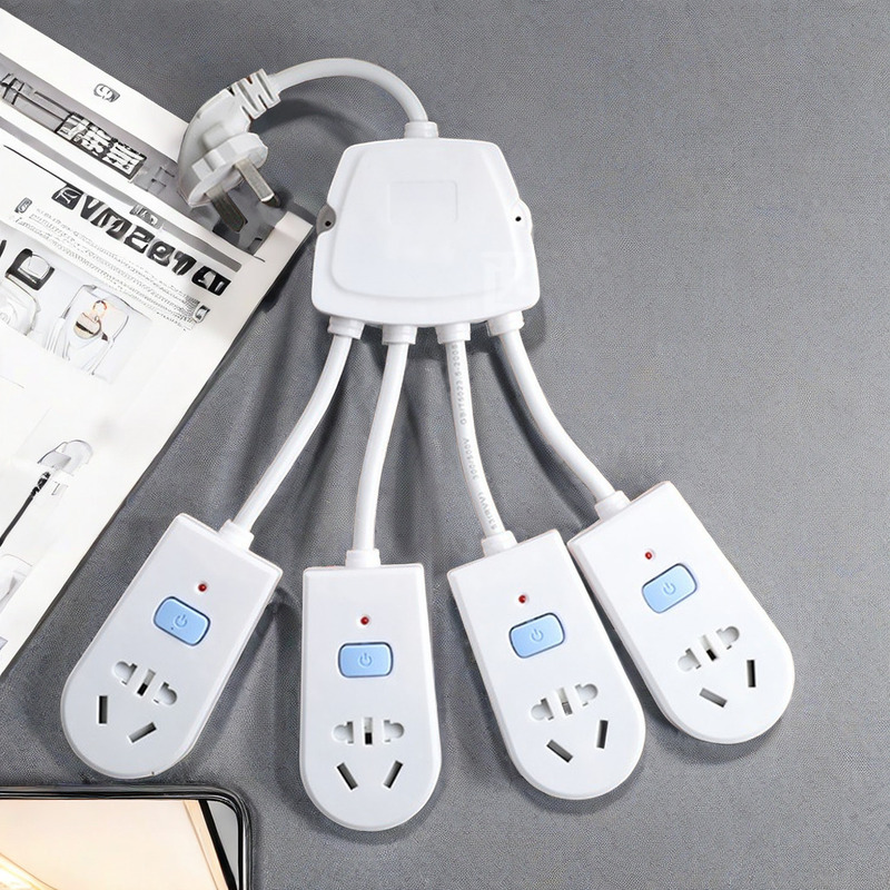 Power Converter Power Strip Charging Board Multi-Functional Socket Multi-Hole Household USB Extension Board with Cable Extension Cord