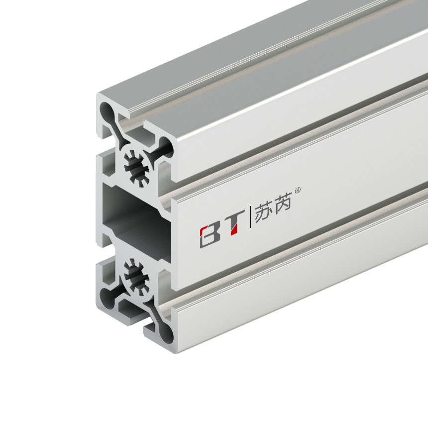 Aluminium alloy profile 50 * 100 aluminium extruded profile aluminium alloy pipe European scale heavy automation equipment frame aluminium