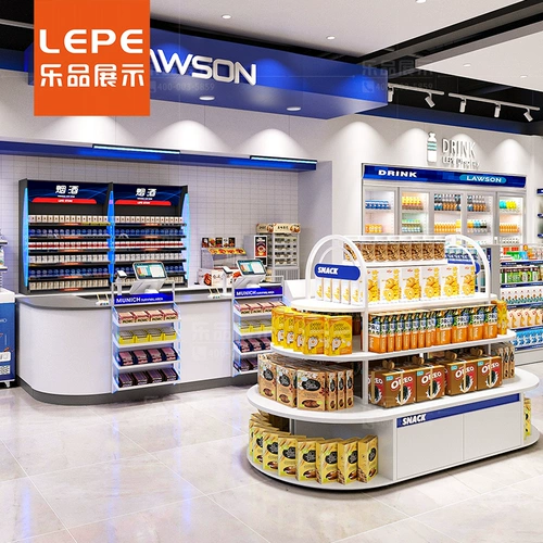 Магазины полки десяти -летняя магазин 13 цветовых полков магазин удобство Storelepin Новая супермаркет Display Rack