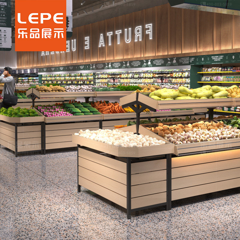 Lotte New Water Fruit Shop Shelving Fruit Chedi Sheng Fresh Supermarket Vegetable Shelf Shelving Fruit Shelf shelf