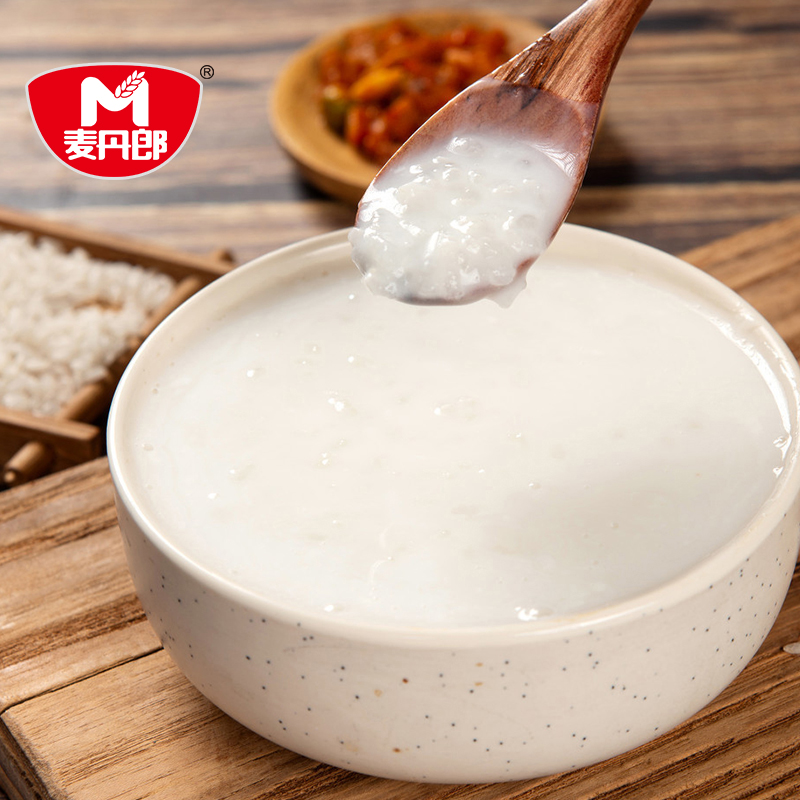 Porridge ready-to-eat sloppy breakfast porridge free of cooking and white porridge 200g white rice porridge for students' convenient congee instant congee