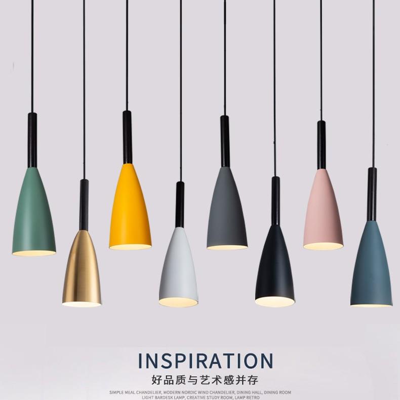 Modern Minimalist Dining Room Lamp, Three-Head Nordic Lighting Fixture, Creative and Unique Dining Room, Bedroom, Bedside, Bar Counter Small Pendant Light