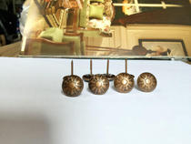 High-quality chrysanthemum leaf bubble nails antique palace door decoration bronze thumbtack solid wood sofa bubble nails big head press nails