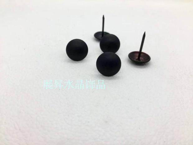 Dumb black round head bubble nail decorative nail anti-rust color simple big head nail rivet door nail sofa soft package nail