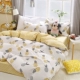 lanh sọc một mảnh ký túc xá chỉ là 1,8 giường chăn 1,2m 1,5m ba người gia đình bốn - Quilt Covers