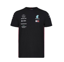 2019 new F1 racing suit AMG team crew neck T-shirt short sleeve shirt Hamilton Bottas fan Ji