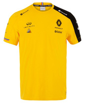 F1 2019 season racing suit short-sleeved t-shirt Hockenberg Riccardo Renault team yellow