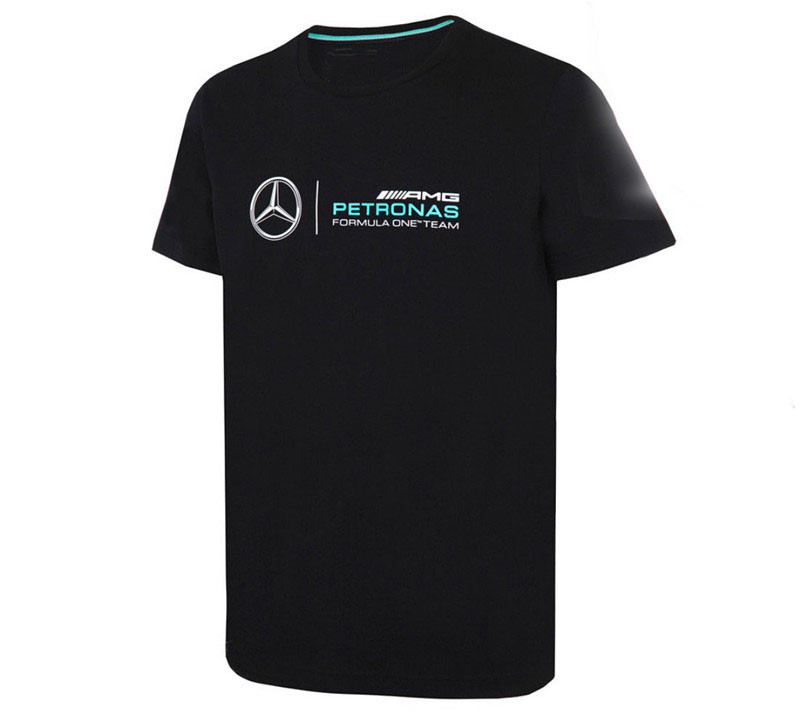 F1 AMG Mercedes team racing car service short sleeve T-shirt workwear car camouseater jacket