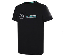 F1 AMG Mercedes Team Racing suit Short sleeve T-shirt Workwear Fan suit Summer top