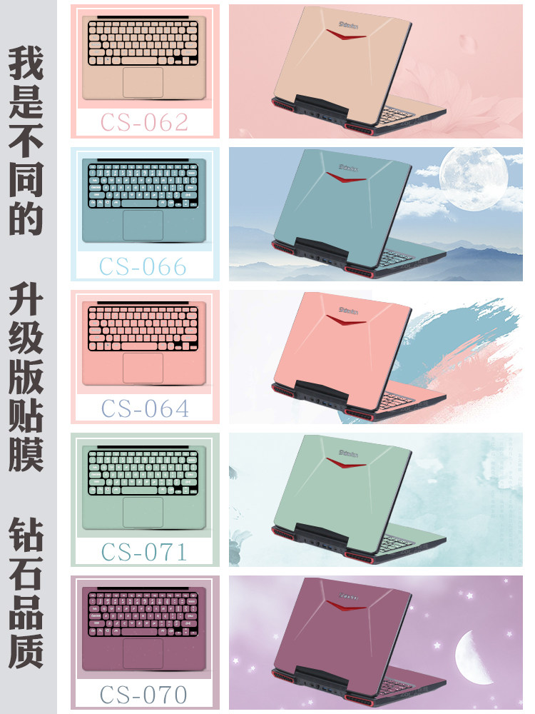 Notebook Sticker for Hyun Long M7-E6S3 ZX6-CT5DA KP3Plus DD2Plus DD3Plus T50 K67