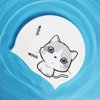 Кошка ест рыбу YM0130