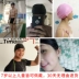 Mũ bơi cá mũ lưỡi trai PU nam người lớn nữ tóc dài trẻ em không thấm nước Hàn Quốc cực lớn thoải mái vải che