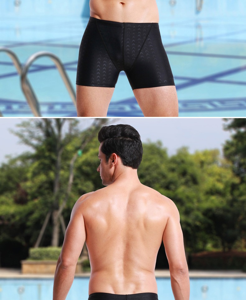 Cá bơi quần bơi quần bơi nam boxer tắm suối nước nóng chuyên nghiệp nhanh khô thể thao thiết bị người lớn đồ bơi kích thước lớn quần bơi boxer nam