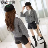 Небольшая куртка, осенний костюм, в стиле Шанель, подходит для подростков, коллекция 2022