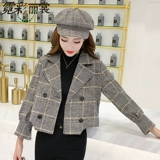 Небольшая куртка, осенний костюм, в стиле Шанель, подходит для подростков, коллекция 2022