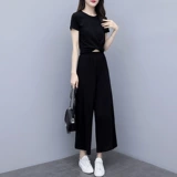 Летняя одежда, тонкий модный комплект, 2021 года, в западном стиле, подходит для подростков, по фигуре