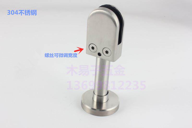 Glass clip support foot 304 stainless steel partition support frame 8mm 10mm 12mm Bathrooms glass support frame