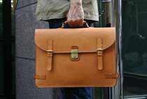 Japanese style portable briefcase handmade leather goods leather art pattern drawings PDF electronic version drawings