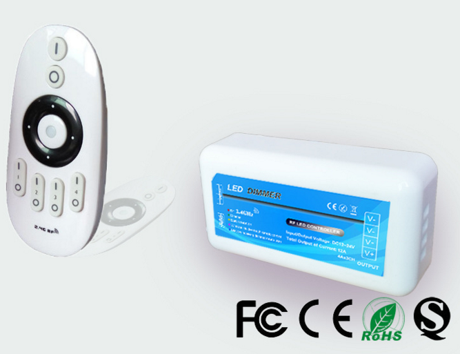 RF radio frequency dimmer LED light strip dimmer 2 4G grouped button monochrome dimming controller