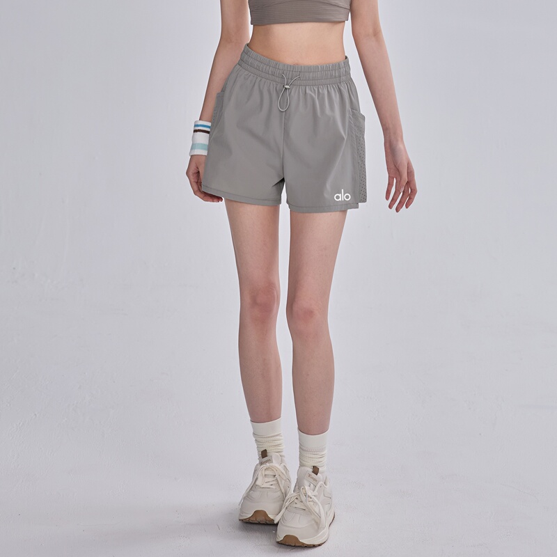 Aio Quick-Drying Fitness Shorts for Women, Loose-Fitting, Slimming, Breathable Yoga Shorts, Running Training-Specific Sports Shorts