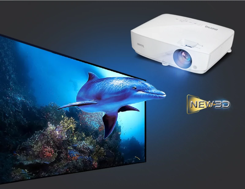 BenQ BenQ MS560 gia đình di động nhỏ hỗ trợ 1080P độ sáng cao độ nét cao Blu-ray 3D rạp hát tại nhà văn phòng thương mại hội nghị kinh doanh đào tạo giảng dạy máy chiếu chiếu trực tiếp vào ban ngày - Máy chiếu