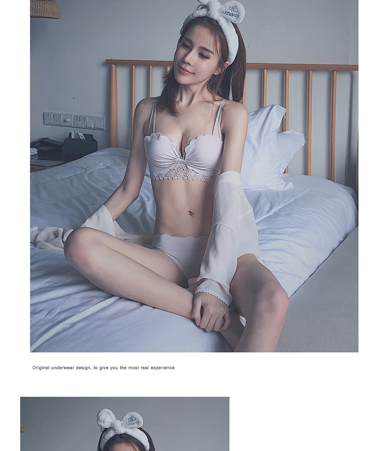 Ngực nhỏ tụ tập mà không có vành đồ lót cô gái phù hợp với nửa cốc áo ngực gợi cảm nhầm lẫn cặp ngực dày áo lót - Strapless Bras ao lot