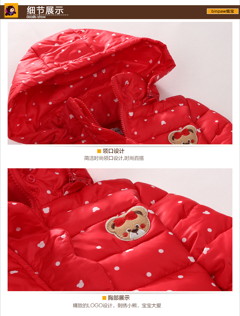 Manteau pour fille BINPAW - Ref 2164269 Image 29