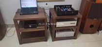  Sixteen-year-old store jazz rack hardcover single three-layer solid wood walnut JD3 audio cabinet power amplifier cabinet