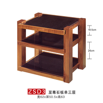 Jazz rack Nizi audio Supreme slate single three-layer audio cabinet ZSD3 into Falcon thickened