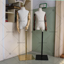Clothing store display props children solid wood hand model props children half-length cloth childrens clothing model stand
