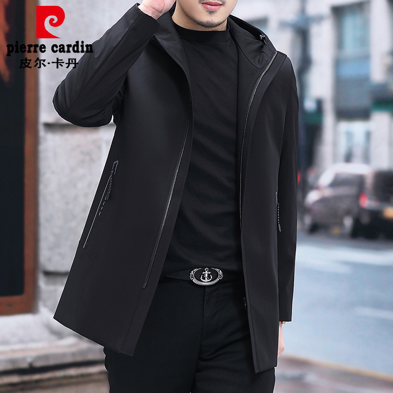 Pilkardin Spring and Autumn Men's Clothing 2022 new brand autumn coat for men's wear long - range hat