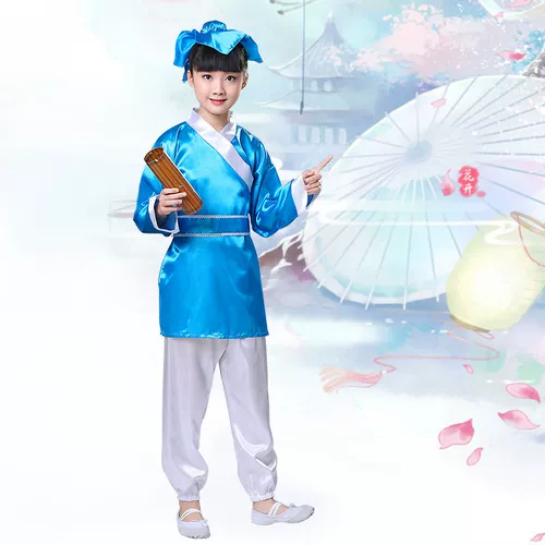 Костюм, детское ханьфу подходит для мужчин и женщин, детская одежда