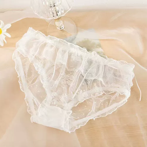 Японские кружевные трусы, милые дышащие комфортные быстросохнущие штаны
