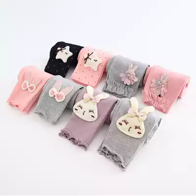 Baby pants, girls, pants, spring and autumn infants, children's clothing pants, children's pants, foreign school, wearing children's clothing