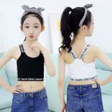 Топ с чашечками, детский бюстгальтер-топ для школьников, спортивный бюстгальтер, 2020, подходит для подростков