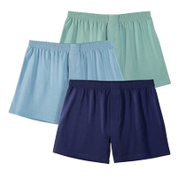 Summer new mens cotton crotch skin-friendly and durable boxer briefs for men loose large size comfortable breathable and durable trousers