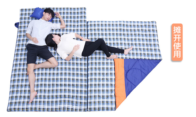 Cặp vợ chồng cao cấp ba trong một mùa thu và túi ngủ trong nhà ngoài trời túi ngủ 2 người