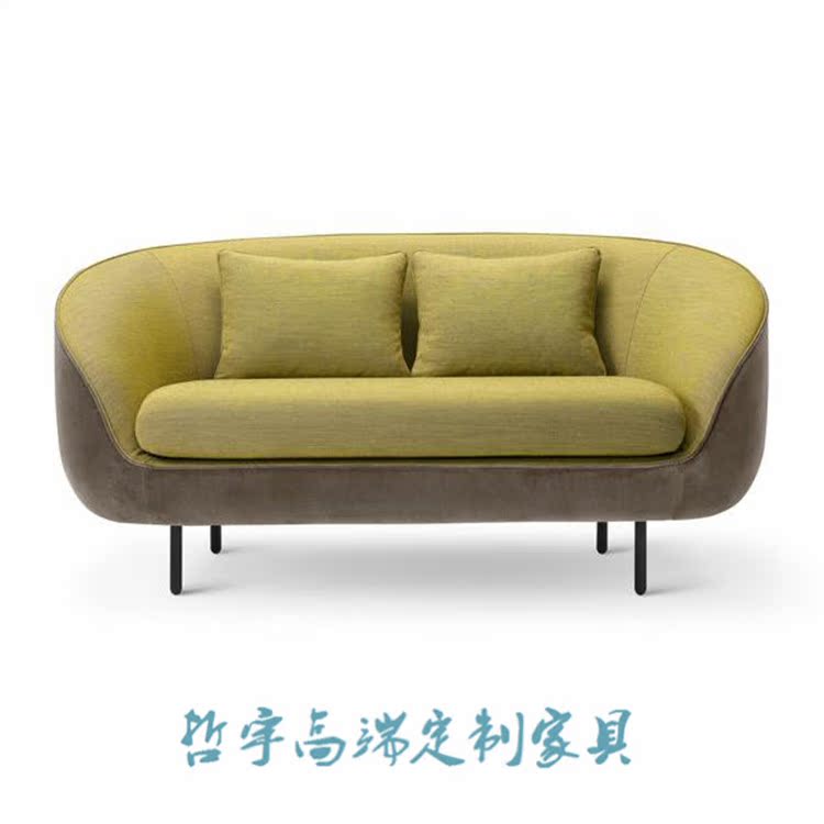 Nội thất tùy chỉnh - Ghế sofa nhiều người Bắc Âu FRP Bán chạy nhất Ghế sofa phòng khách Sofa gỗ rắn - Đồ nội thất thiết kế ghế sofa nhỏ