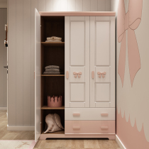 Nordic childrens wardrobe Simple modern small apartment Childrens simple wardrobe Home bedroom baby wardrobe wardrobe