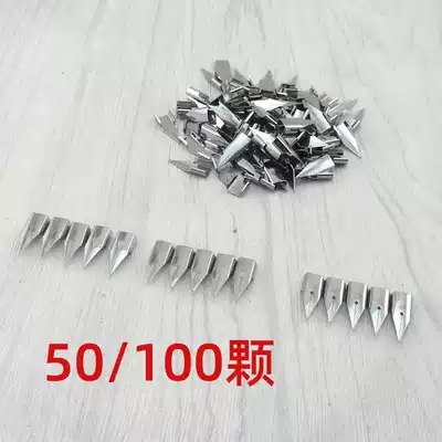 50 100 pens nib triangle plane tip student adult writing pen universal compatible accessories wholesale