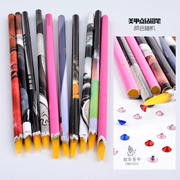 Nail đồ trang sức thủ công điểm khoan bút cung cấp dính khoan bút chì màu vàng hút bút khoan móng tay dát nhỏ khoan công cụ đặc biệt bút - Công cụ Nail