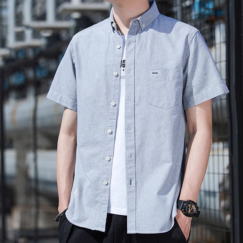 Jeep Jeep Pure Cotton Shirt Men's Short-Sleeved Summer 2026 New High-End Business Casual Men's Work Shirt