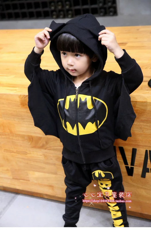 Giáng sinh Quần áo trẻ em Cậu bé Batman Đặt mẫu giáo Trang phục trẻ em Trẻ em Ngày lễ biểu diễn Quần áo