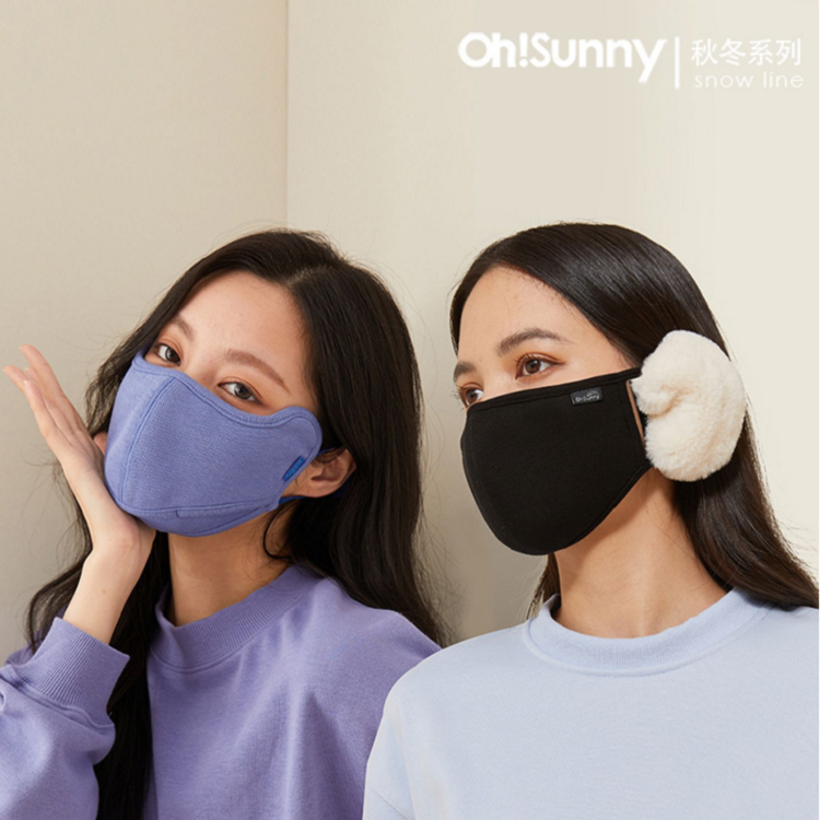 【ohsunny】加绒保暖口罩