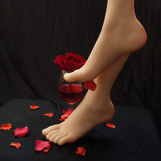 시뮬레이션 된 인간의 여성 발 모델 플러스 길어진 발 모델 실제 사람 실리콘 밴드 뼈 주사위 거꾸로 된 발 모델 하이힐 발 모델